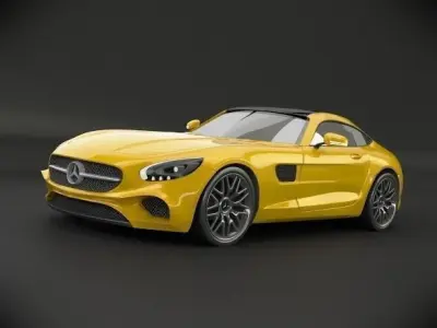 Mercedes AMG car collection 3D Model Pack