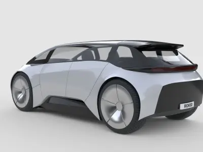 Futuristic Urban Minivan 3D model