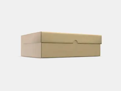 VATTENTRAG Box with lid Low-poly 3D model