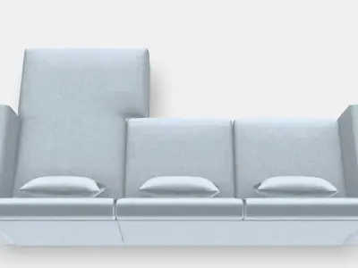 SLATORP 3-seat sofa 3D model