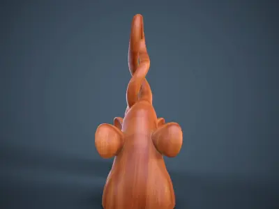 Home Decor Elephant low poly Low-poly 3D model