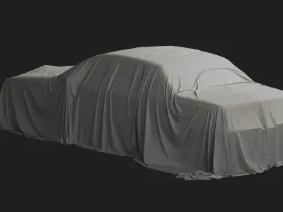 Ordinary Car Cover 02 3D model