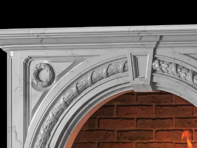 westland london fireplace 14777 3D model