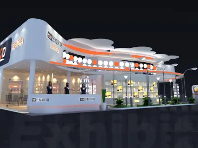 Exhibition - Area - 24X12-3DMAX2010-015 3D model