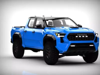 Toyota Tacoma TRD PRO 2024  Low-poly 3D model