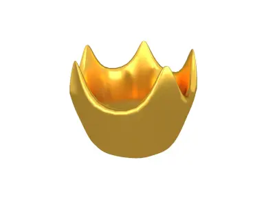 Crown v3 001 Low-poly 3D model