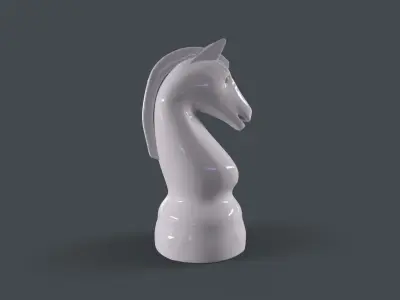 Chess Horse 3D model purchase
