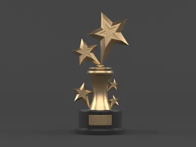 Trophy Cups 3D model 60
