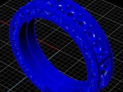 Ring for wedding 3D print model