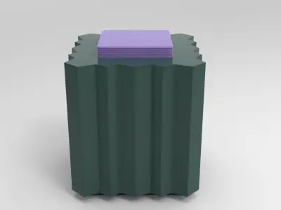 Mui Decorative Box Low-poly 3D model
