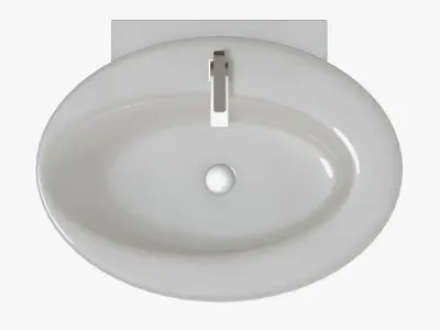 Wish Pedestal Sink by Nameeks - YLiving 3D model