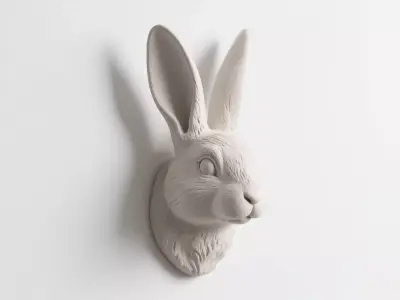 rabbit 3D print model
