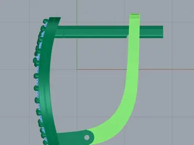 plug earings jewelry Free 3D model