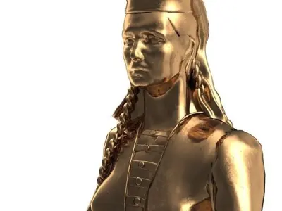 Georgia Statue 3D model