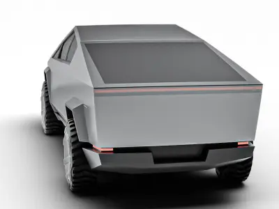 Tesla Model Y 2022  Low-poly 3D model