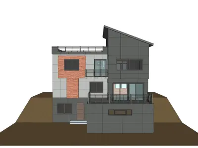 Modern House 07 -Archimple LLC 3D model