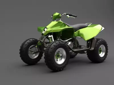 Quadrocycle 3D model