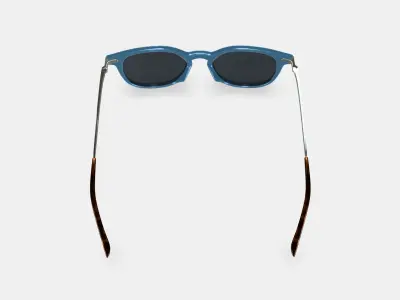 Kian Sunglasses in Laguna Crystal with Riesling 3D model