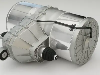 Tesla Electric Motor 3D model