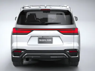 Lexus LX 600 US 2022 3D model