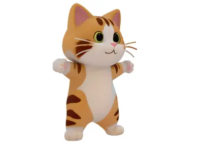 Cartoon Cat 3D model