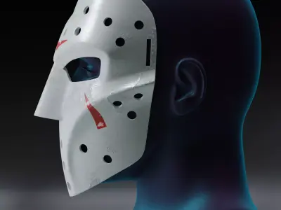 Jason Voorhees Hockey Mask  3D print model
