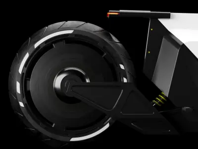 Concept motorcycle 3D model