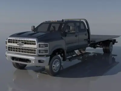 Chevrolet Silverado 5500 Tow Truck  3D print model