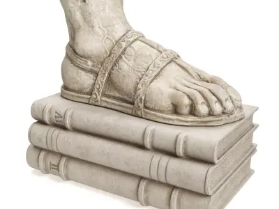 Roman foot sculpture 3D model