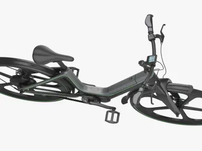 Electric bike 6 3D model