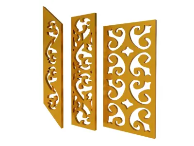 Gold Carving 1 3D model