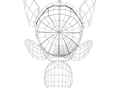 Aquatic turtle toon 3d model 3D model