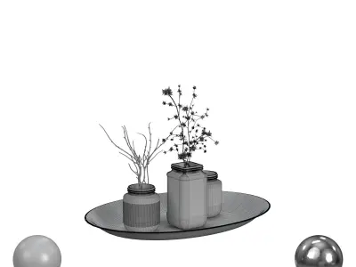 decoration set 3D model get