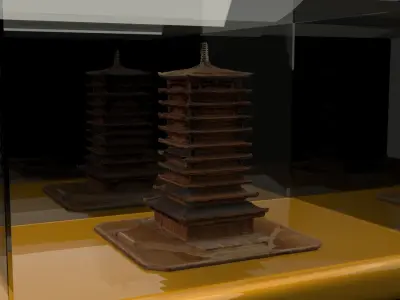 Chinese ancient  house  3D model order