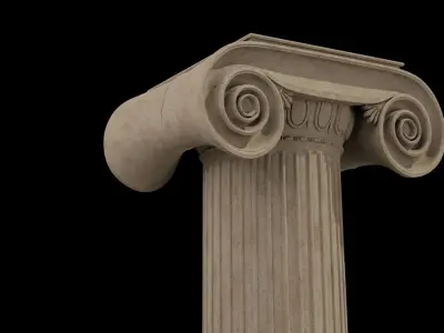 Ionic column  3D model