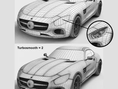 Mercedes Benz Gt 3D model