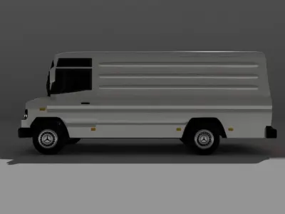 Mercedes Benz 614D Van 3D model