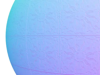 tile patterned 117-seamless-4k-pbr  Texture