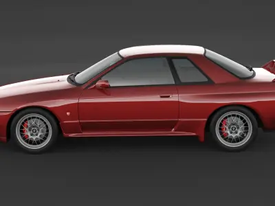 Nissan Skyline GT-R R32 V-spec II 3D model