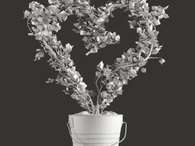 Ivy Heartshape Plant 3D model