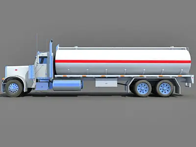Heavy Tanker Truck 3D model