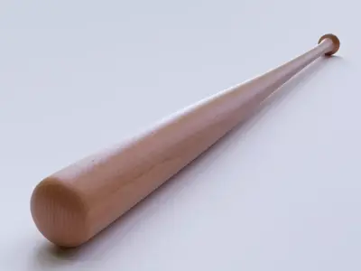 Baseball Bat  Low-poly 3D model