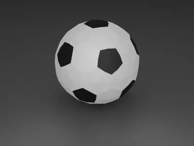 Game Balls Free low-poly 3D model