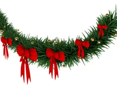 Christmas Wreath 3D model shop