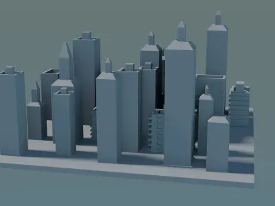 Skyline Nexus Urbana 3D model