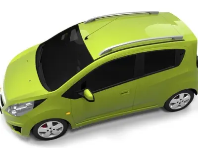 CHEVROLET SPARK Low-poly 3D model