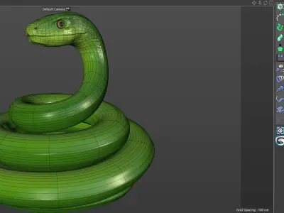 Green Snake 3D model
