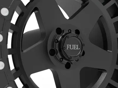 fuel off road warp beadlock wheel 3d print model 3D print model