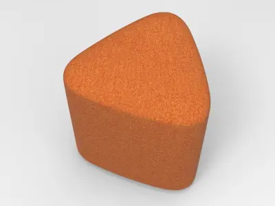 Fitu Stool Low-poly 3D model