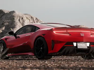 honda nsx type s 3D model